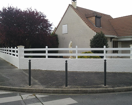 Peinture des boiseries et du mur extérieur après à Aulnay sous Bois 93