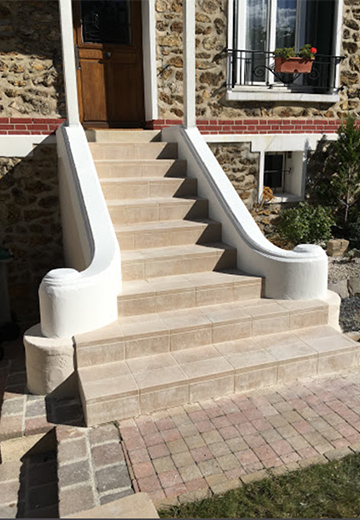 Rénovation d'escalier après travaux vers Aulnay Sous Bois 93